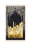 Black Sponge Velvet Prayer Rug