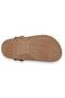 211930 Crafted Vegan Suede Cg Caramel Unisex Slippers - 5