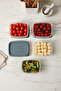 5-Piece Rectangular Storage Container Breakfast Set 300 ml - 3