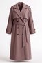 Women's Lined Premium Trench Coat with Belt and Additional Pieces - 6
