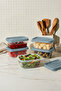 5-Piece Rectangular Storage Container Breakfast Set 300 ml - 2