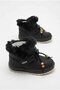 Girls'/Boys' Black Soft Fur Inside Winter Boots Daily Comfortable Children's Boots - 5