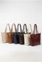 Women's Burgundy Color Shoulder Bag with Zipper for Daily Use Adjustable Shoulder Strap Tote Bag - 6