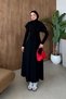 Meylin Shawl Detail Dress Black