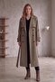 Women's Lined Premium Trench Coat with Belt and Additional Pieces