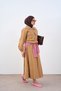 Women's Double Pocket Adjustable Waist Skirt Suit Mink - 4