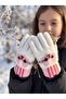 Garson 9-15 Years Old Girls' Angora Knitted Gloves - 2