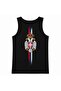Serbia Double-Headed Eagle & Tricolor Graphic Tank Top - 2