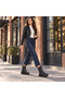 Genuine Leather Women's Boots Black Fur Inside Lace-Up Zipper Thick Sole Winter Boots - 5
