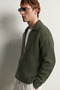 Men's Oversize Double Zipper Knitwear Jacket - 3