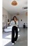 Black Tensel Washed Denim Trousers