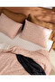 Ancelina Single Cotton Printed Bed Sheet and Duvet Cover Set - Powder - 4