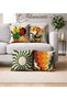 4-Piece Double-Sided Digital Print Throw Pillow Cover Summer Series / Bohemian Patterned - 2