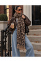 Leopard Patterned Long Shawl Sal1336 - 3
