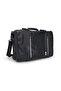 LB533 (TRAVELER) Multifunctional Duffle Backpack – Water Resistant, Multiple Pocket, Flat-Packing, Premium Polyester Laptop Duffel Bag with Detachable Strap for Men and Women, Black