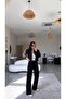 Black Two Thread Basic Sweatpants - 3