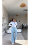 Snow Wash Light Color Waist Drawstring Dlv Tensel Denim - 3