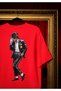 Michael Jockson Printed Crew Neck Cotton Oversize Fit Unisex Short Sleeve T-Shirt - 3
