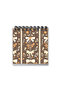 Mini Notepad Set with Brown Ribbon and Botanical Pattern - 6