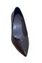 800 Shiny Leather Pointed Toe Goblet Heeled Shoes - 3