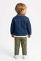 Baby Boy Cool Way Denim Jacket and Trousers Set Khaki - 2