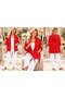 Women's Zippered Hooded Washed Cotton Folded Capri Sleeve Women's Jacket - 2