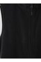 Ozmarka New Season Black Stand Collar Women's Fleece Vest - 7