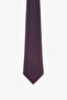 Men's Burgundy-Grey Classic Tie - 2