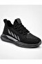 Men's Black Sports Shoes Water-Slippery Surface Lightweight Sole Daily Walking Sneaker - 3