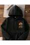 Pumpkin Printed Oversized Unisex Hooded Sweatshirt - 4