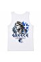 Greece Classical Busts & Olive Branches Graphic Tank Top