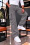 Men's Gabardine Baggy Fit Cargo Pants - 3