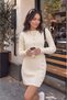 Hair Braided Button Detailed Cardigan Skirt Knitwear Set - 4