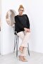 Plus Size Stoned Modal Fabric Blouse - 3