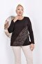 Plus Size Button Detailed Cotton Blouse - 5