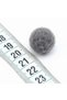50 Pieces 2cm Gray Pompoms Soft Pompoms Plush, Felt Pompoms, Wool Pompoms, Cat Pompoms - 2