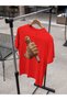 M.J. Printed Circular Neck Cotton Oversize Fit Unisex Short Sleeve T-Shirt - 2