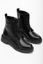 Sila Daily Shiny Black Leather Boots - 3