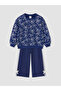 Bow Patterned Baby Girl Tracksuit Set - 2