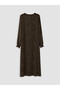 Esvab • Modern & Distinctive Tie-Detail Roba Collar Embroidered Dress - 7