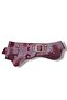 Women's Red Textured Buckle Asymmetrical Leather Belt - Ruelle Design Corset Belt - Standard Size