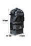Camping Bag 45 Liter Backpack with Bellows for Trekking Outdoor Waterproof with 5 Compartments Lining, (Gray) - 3