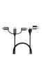 [Upgraded] Zeus-X 6-in-1 Universal Multi Cable (3.3ft/1m) Fast Charging 60W Laptop PD, QC3.0 & 27W iPhone Fast Charging & Data Sync, Military Grade Braided with Cable Organizer Strap