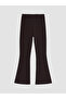Rmz Gi̇yi̇m Farkiyla Girls' Spanish Flared Leggings - 2