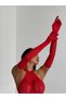 Women's Transparent Tulle Long Gloves - 3