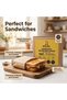 Sandwich Wrapping Paper 12x12 Inch 100 Sheets, Grease Proof Non-Stick Deli Paper for Sandwiches, Burgers, Burritos, Picnics & Home Use - 6