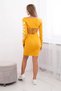 Rochie zdrențuită muștar - 3