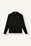 Regular Fit Buttoned Polo Collar Basic Sweatshirt I2039Ax26Wn - 8