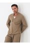 Single Button Long Sleeve Suit - 3