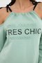 Rochie Tres Chic verde mentă închis - 3